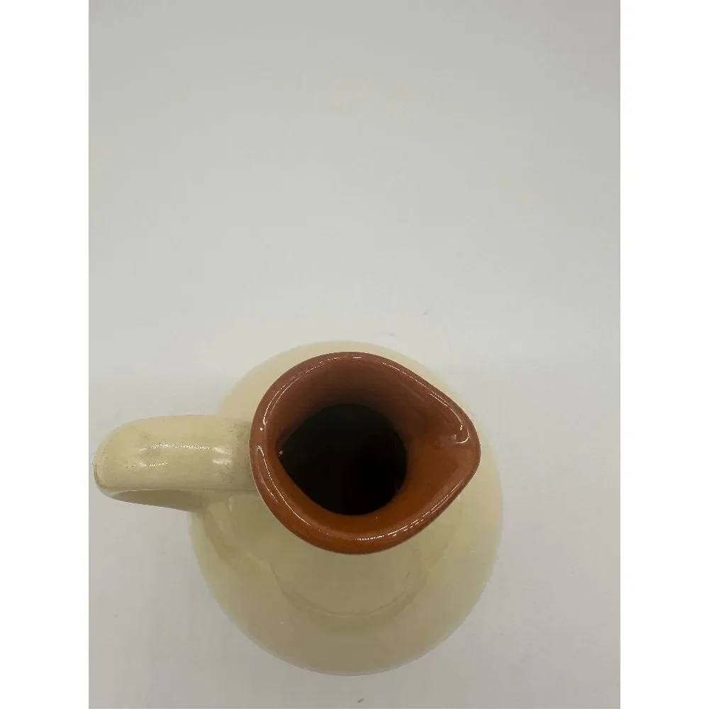 Crate & Barrel Oil Or Vinegar Jug/ Cruet w/ Pitcher Cork Molde Made in Portugal